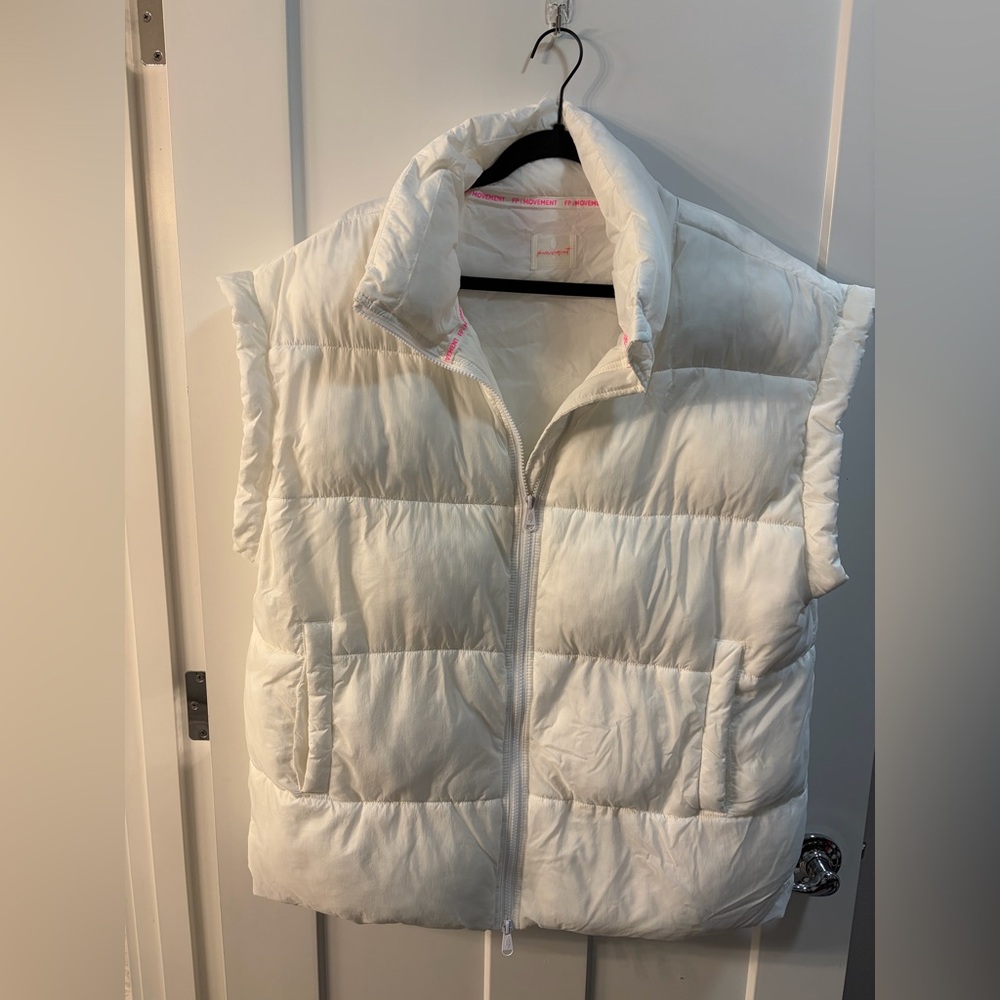 FP Movement by Free People Quilted White Puffer Vest